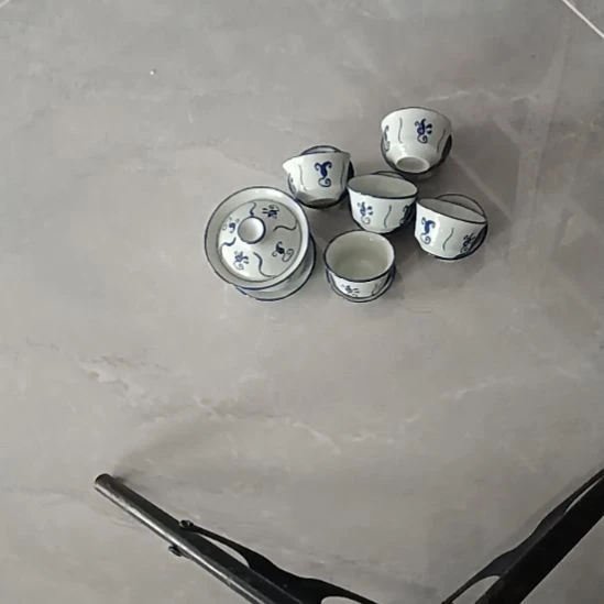 陶瓷1盖碗10茶杯 默认不退不换