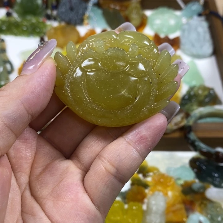 蛇纹石玉未镶嵌手把