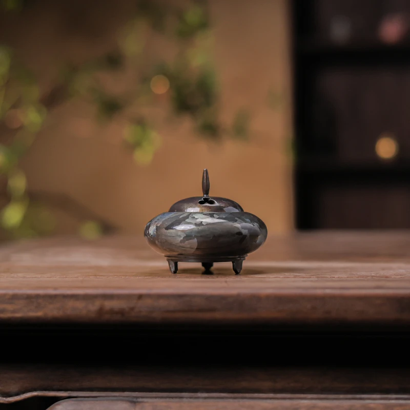 灵犀斑铜香炉（春喜铜0404）
