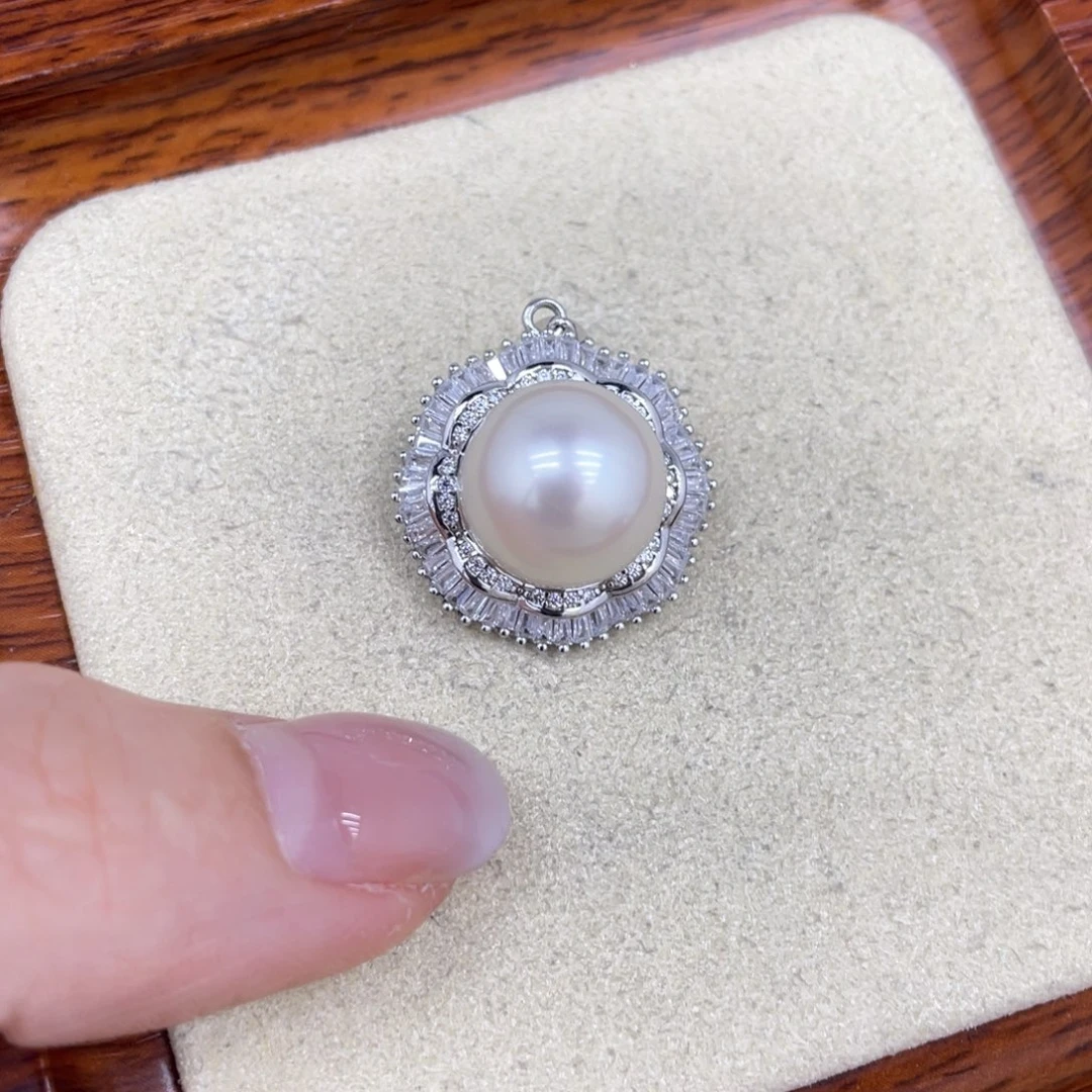 颈饰海水珍珠银S925镶嵌