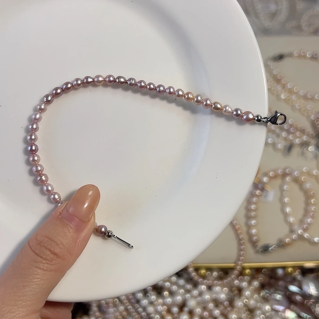 钛钢天然淡水珍珠淡水珍珠