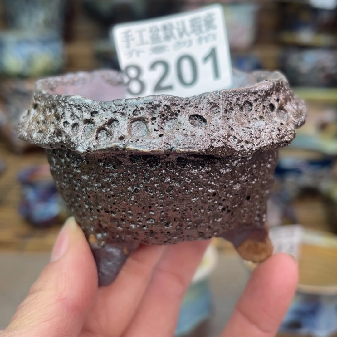 手工花盆默认瑕疵完美者勿拍