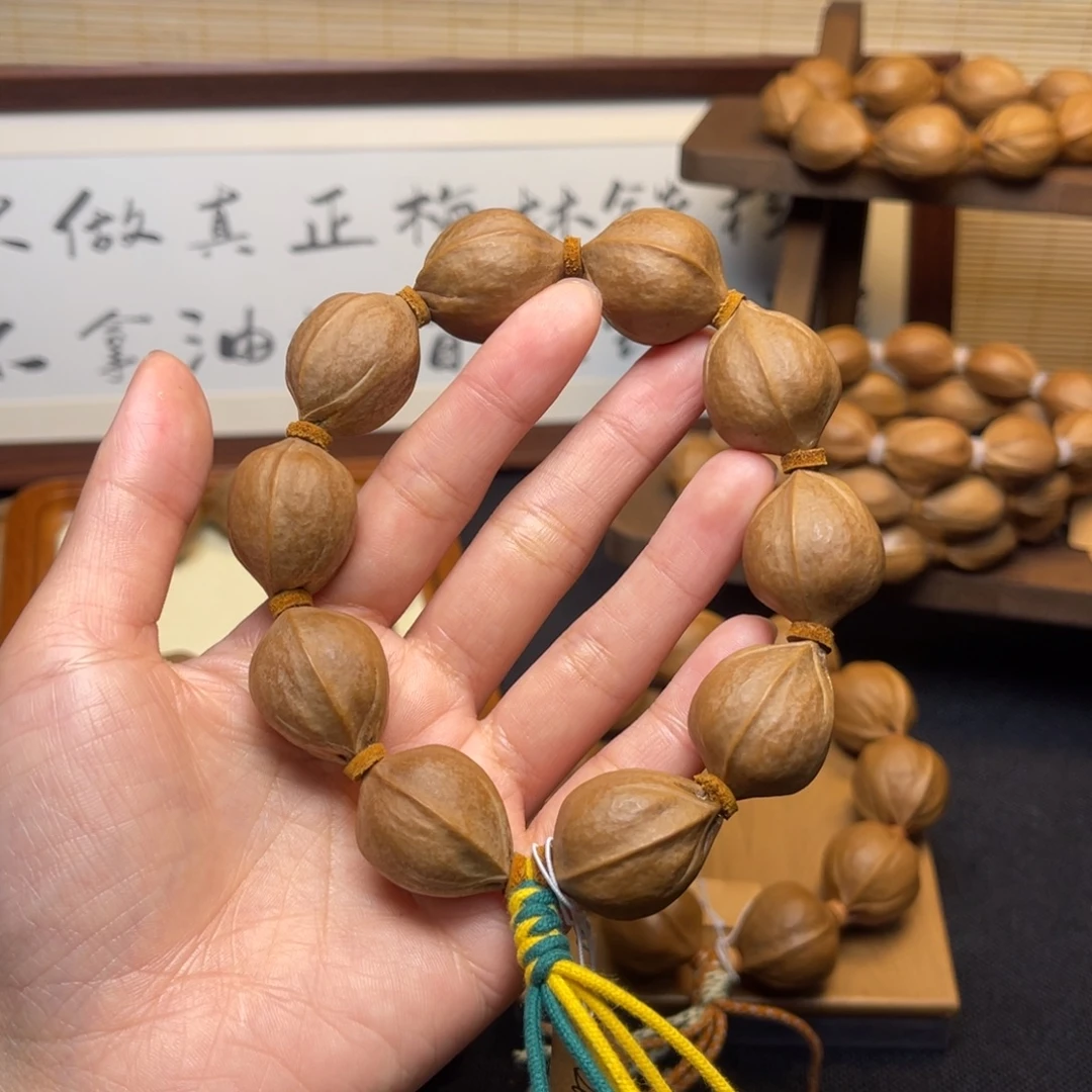 小***豆橄榄核手串/手链20.26精品梅林铁核