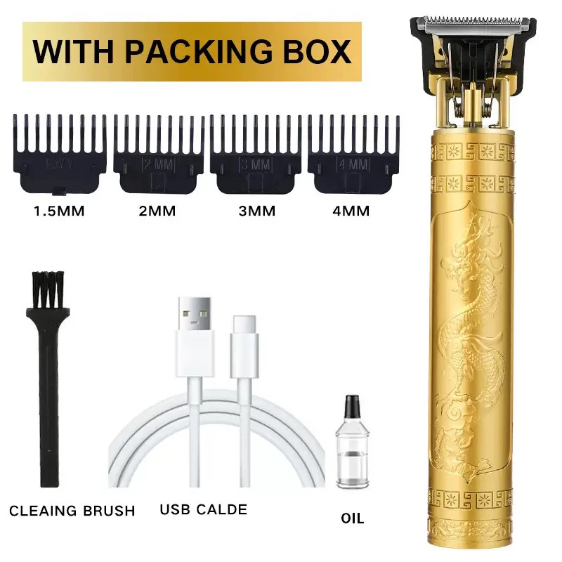 油头推剪理发器雕刻剃头电推剪成人光头神器USB充电家用发廊