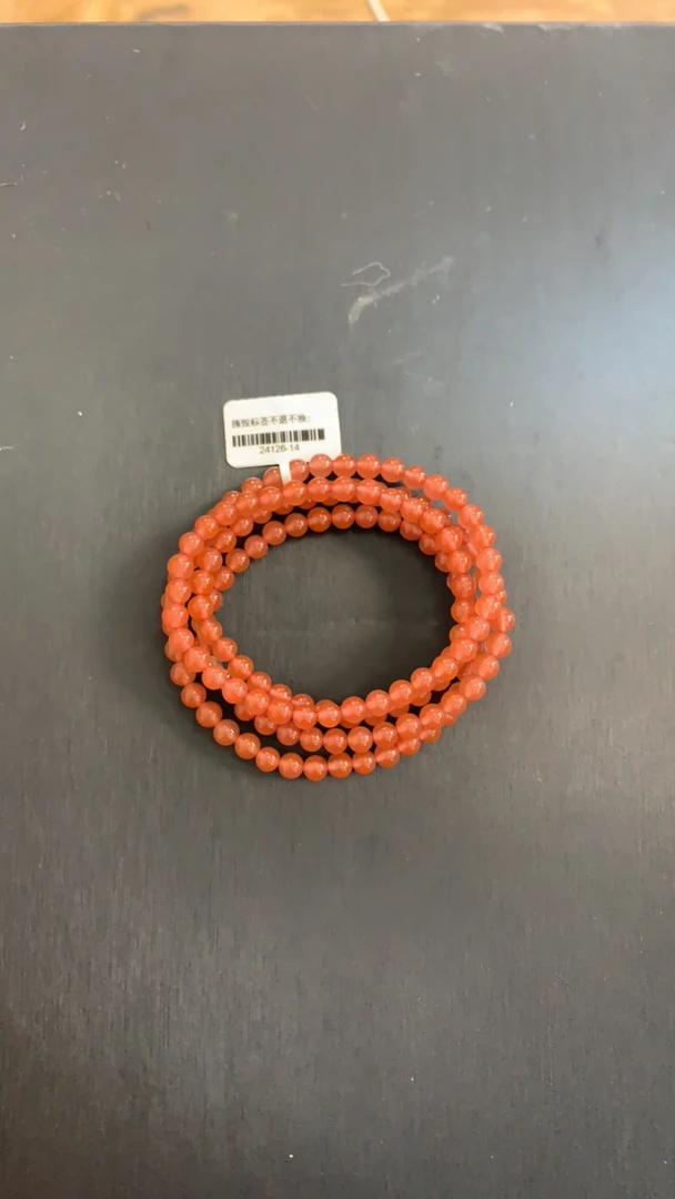 南红5mm小庄冰粉手串