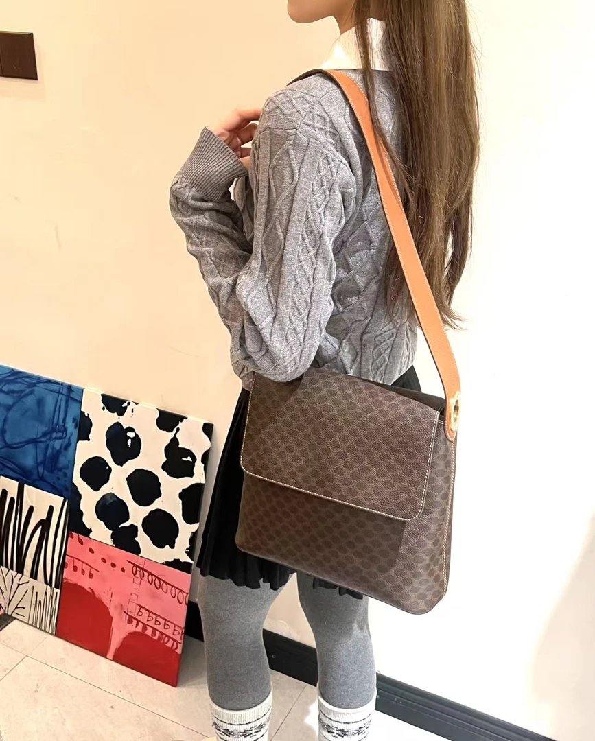95新 Celine/思琳 老花单肩包
