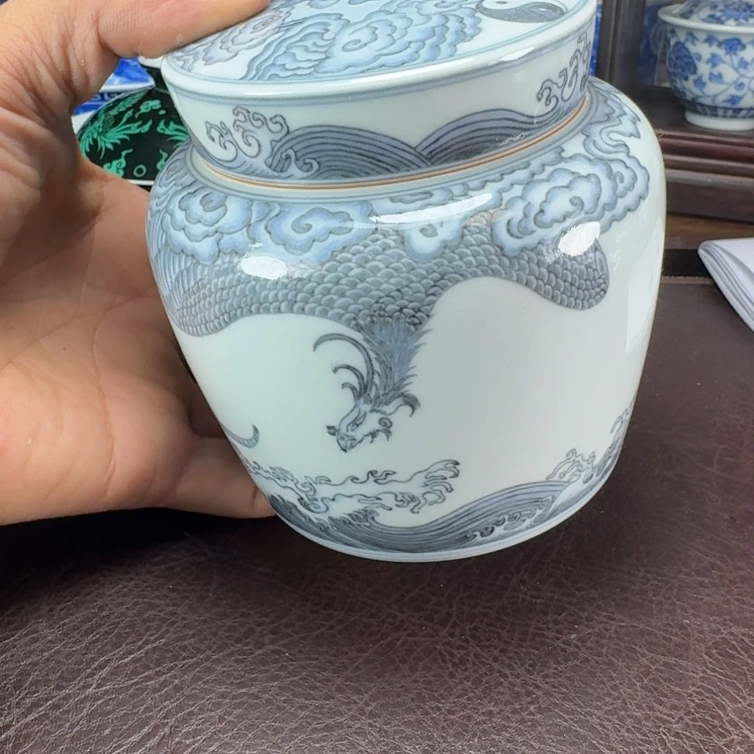 千***然瓷片当代景德镇陶瓷手绘茶具