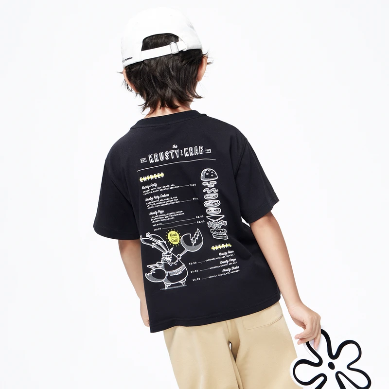 littlemoco百搭童装春夏装儿童圆领短袖T恤简约休闲#KBC1TEE022