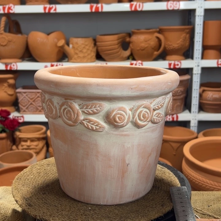 23×20.5 高温加厚红陶微瑕