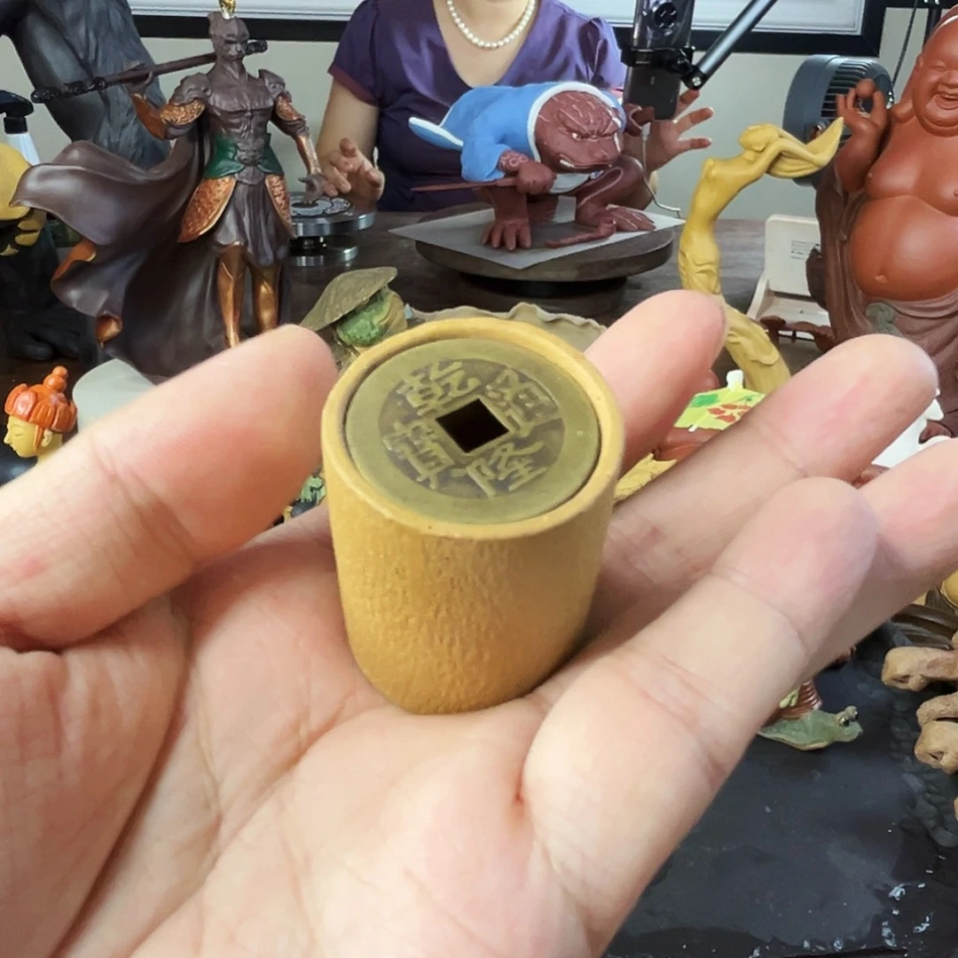 紫砂茶宠盖置段泥！