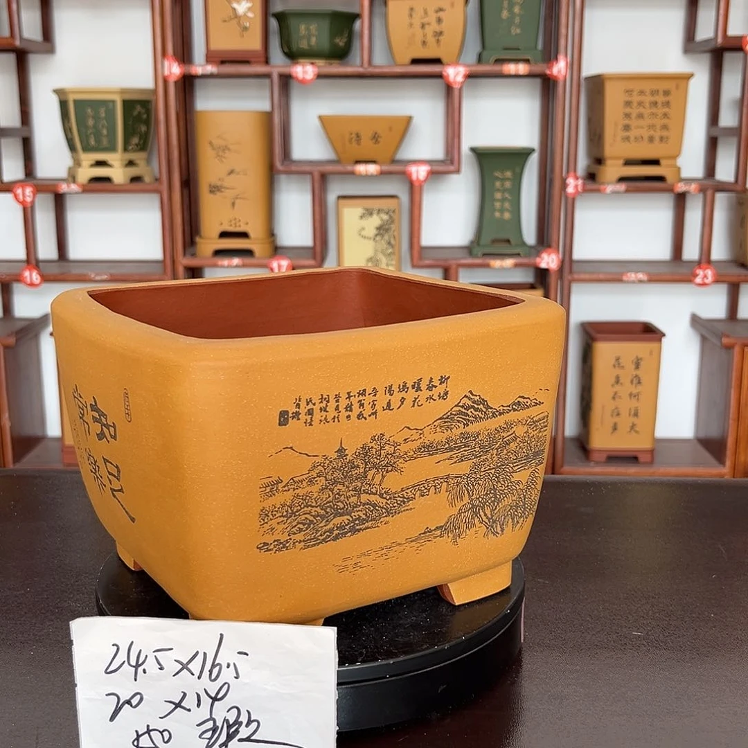 紫砂花盆紫砂花盆