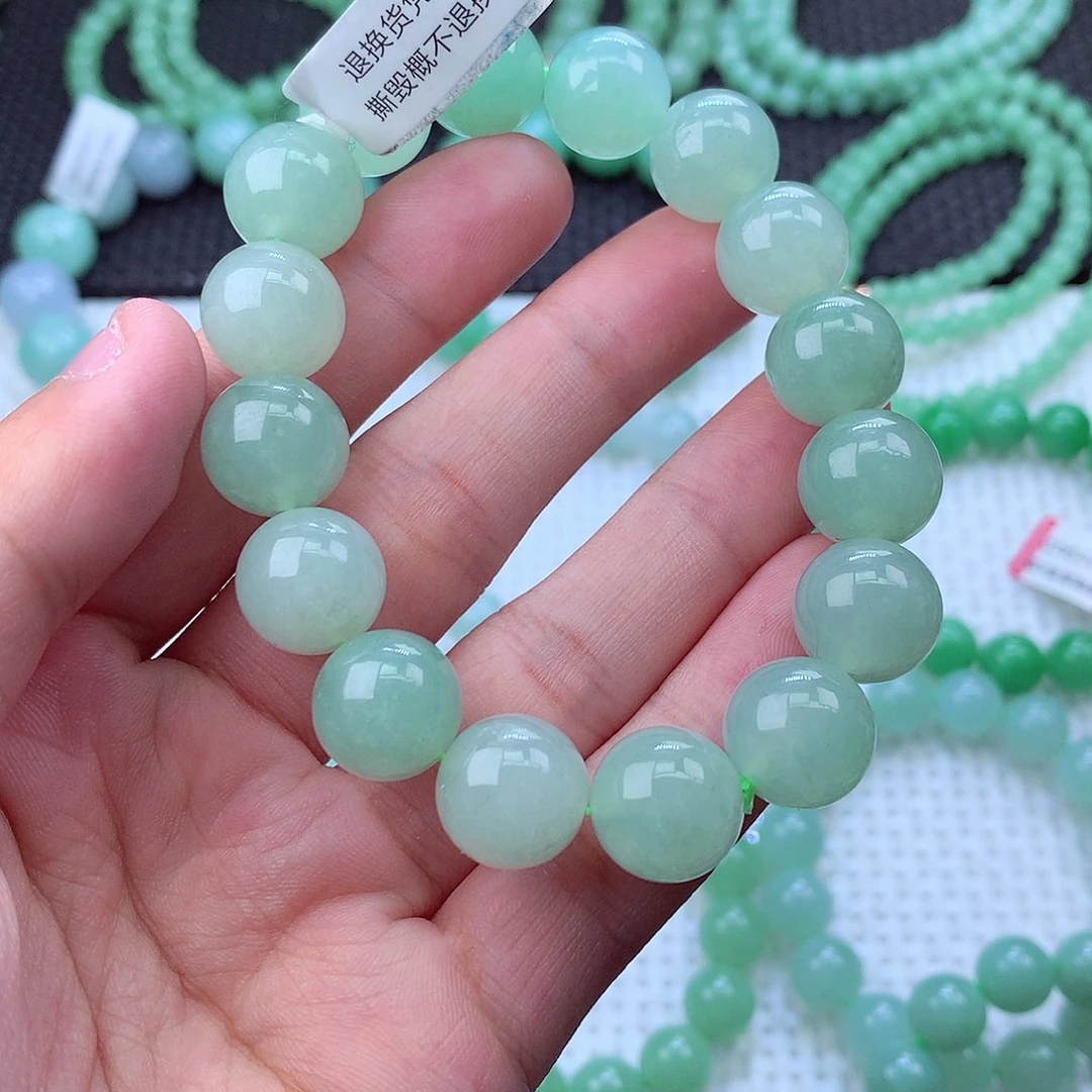 翡翠未镶嵌毛衣链