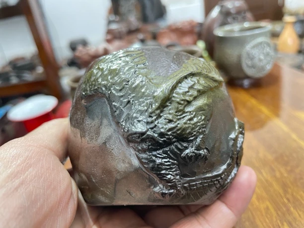 200CC钦州坭兴陶手捏茶杯