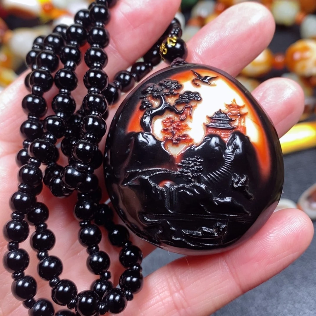 和田玉颈饰未镶嵌东*