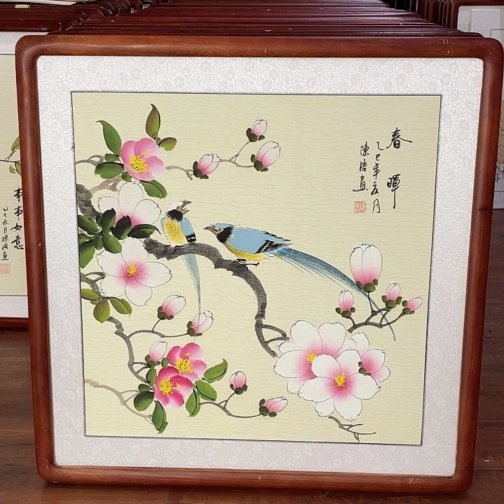 国画带框尺寸63*63厘米