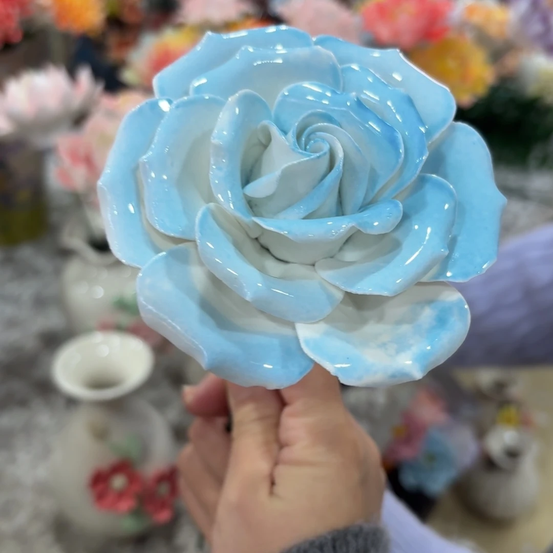 423 陶瓷花拍满20元发货，爱退款拉黑