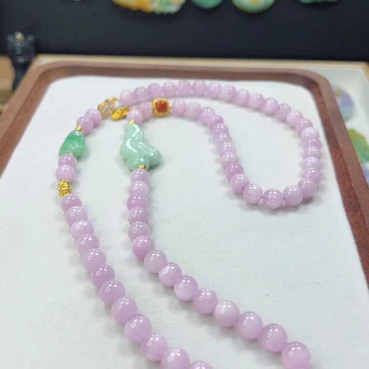 未镶嵌锂辉石项链项链