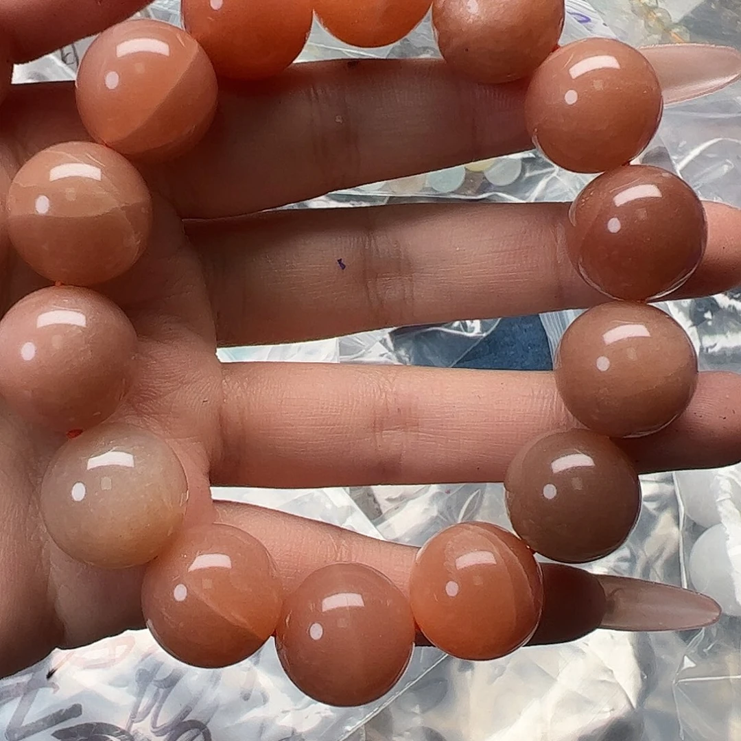 手链水晶未镶嵌37橙月光