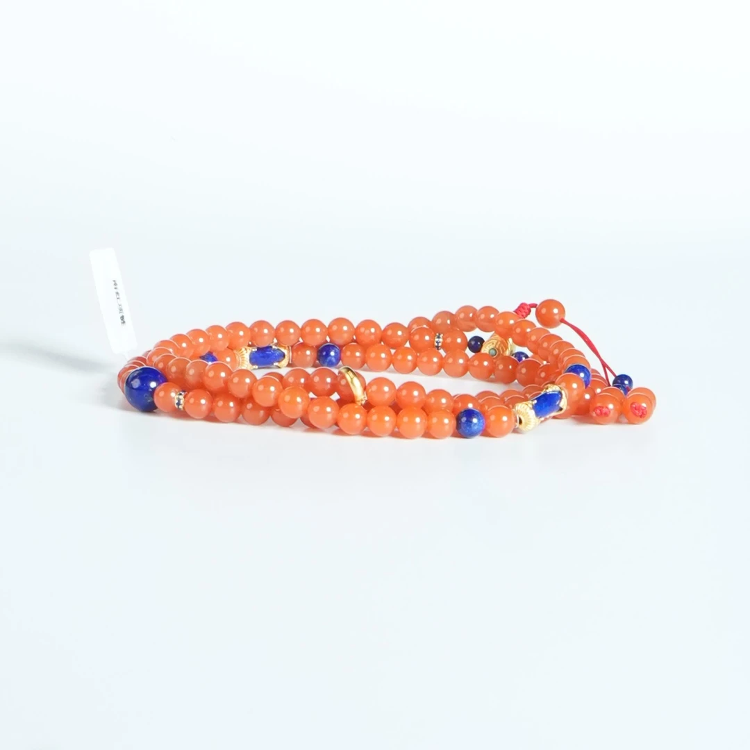 南红项链青金石DIY设计款 DY-M4717 56.58g