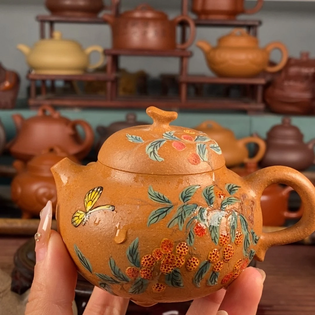 紫砂茄瓜。黄段料子 150