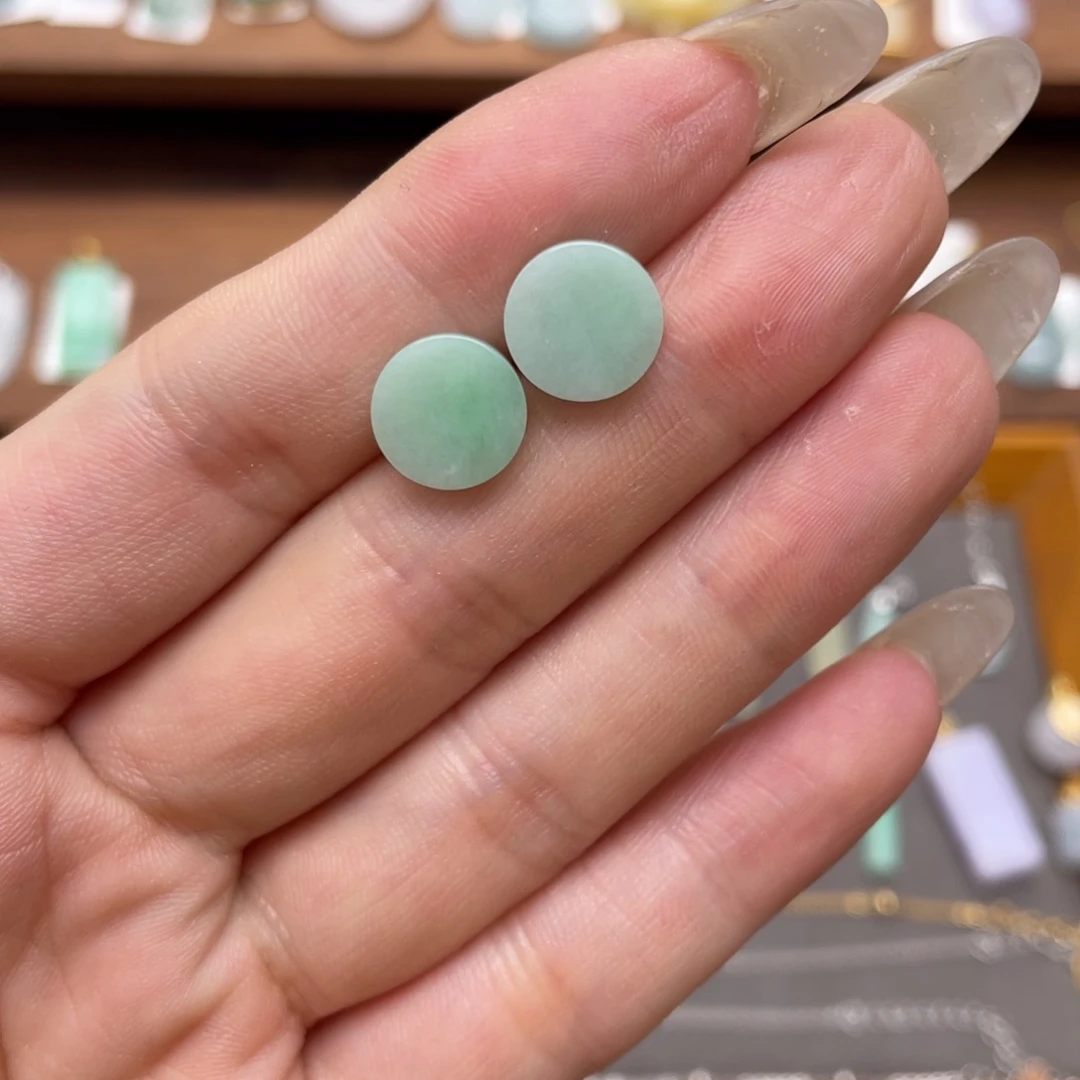 翡翠银S925镶嵌吊坠(不含链)