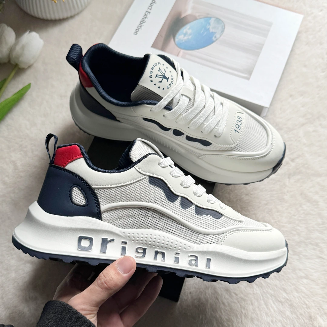 随便搭都好看！25年新款百搭时尚拼色低帮休闲男鞋71X88185