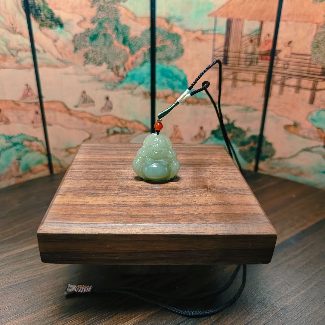 N和田玉佛公吊坠0437