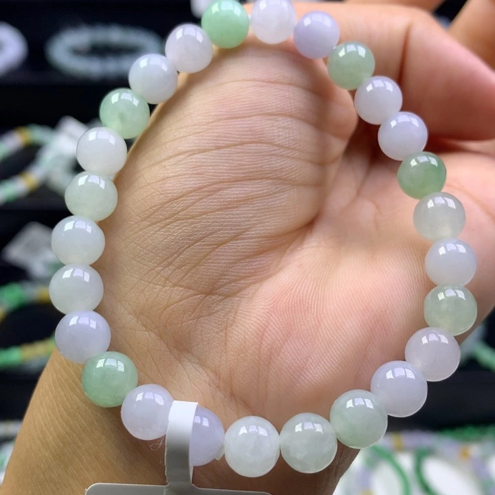 未镶嵌手串翡翠卡7