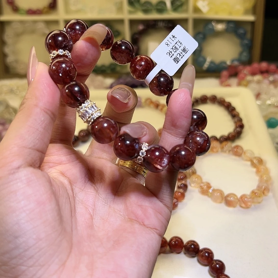 水晶手链未镶嵌妥*48小时鉴赏