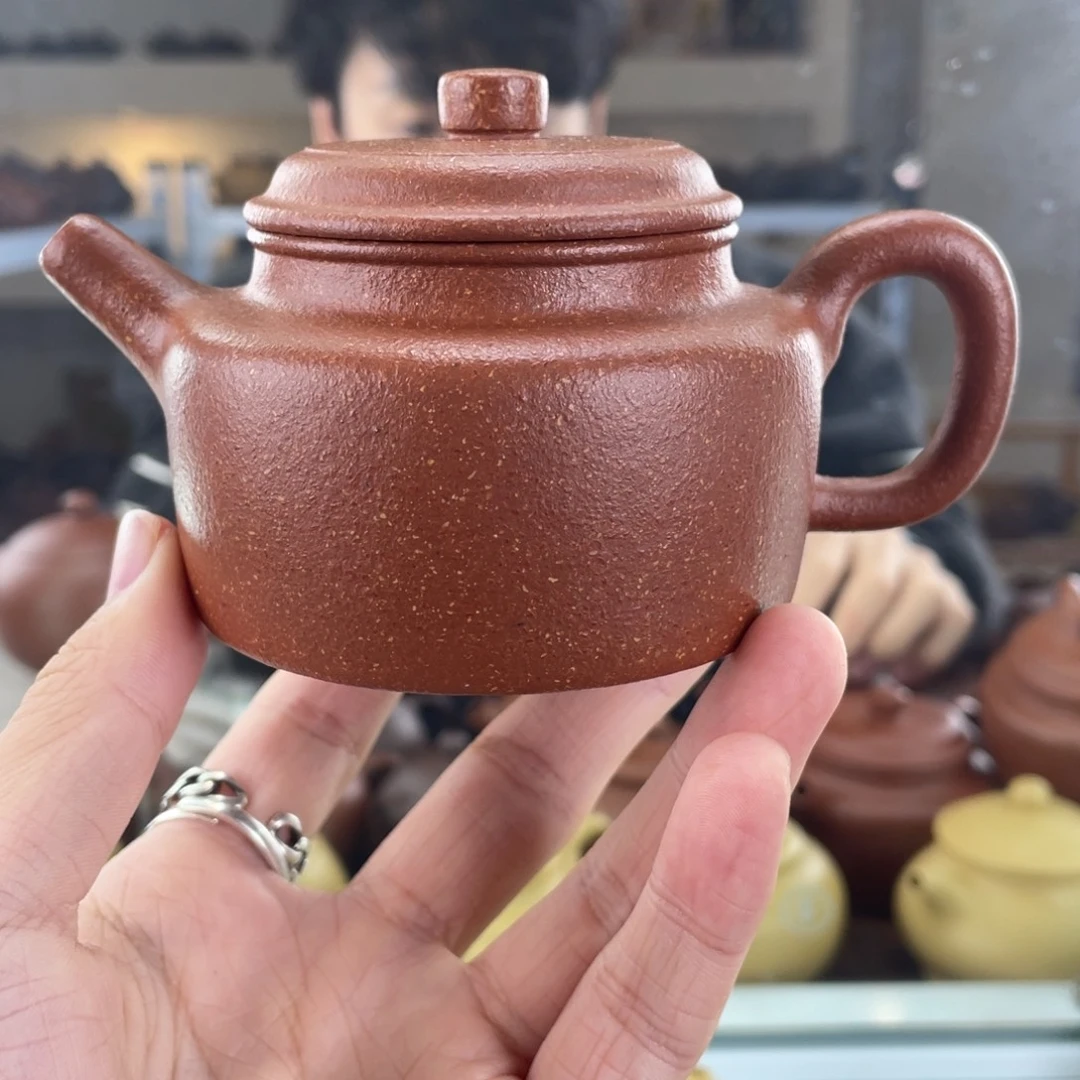 紫砂茶壶150cc红降坡茶壶