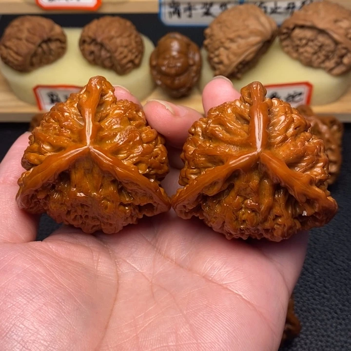 把件文玩核桃孤*工艺三棱