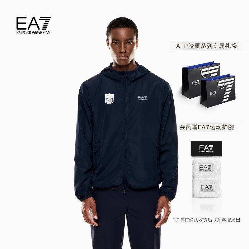 TC-EMPORIO ARMANI/EA7/秋冬新款男劳力士大师赛网球夹克外套