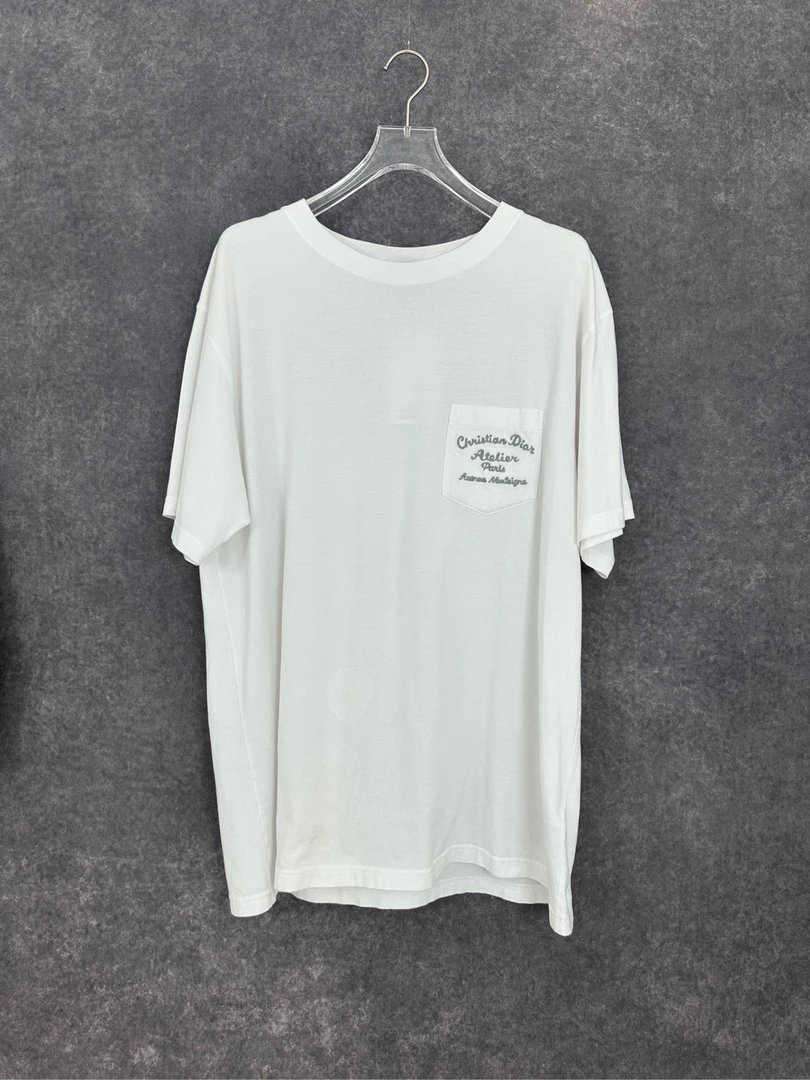 99新 DIOR/迪奥 Dior迪奥 刺绣标语短袖 前后刺绣logo 0590
