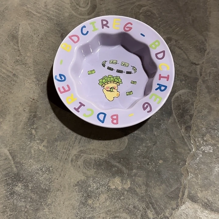 瓷片陶瓷字母发财雄