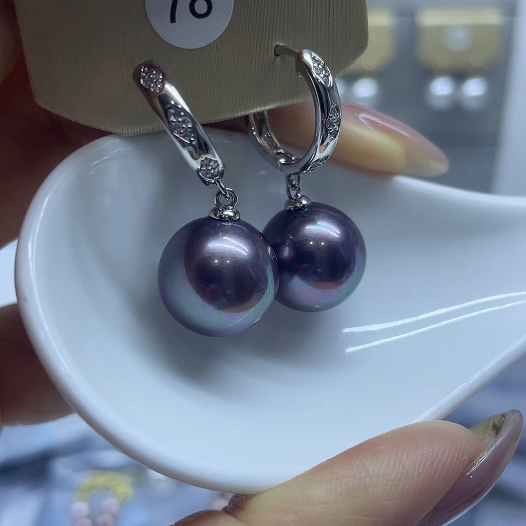 未镶嵌淡水珍珠耳饰