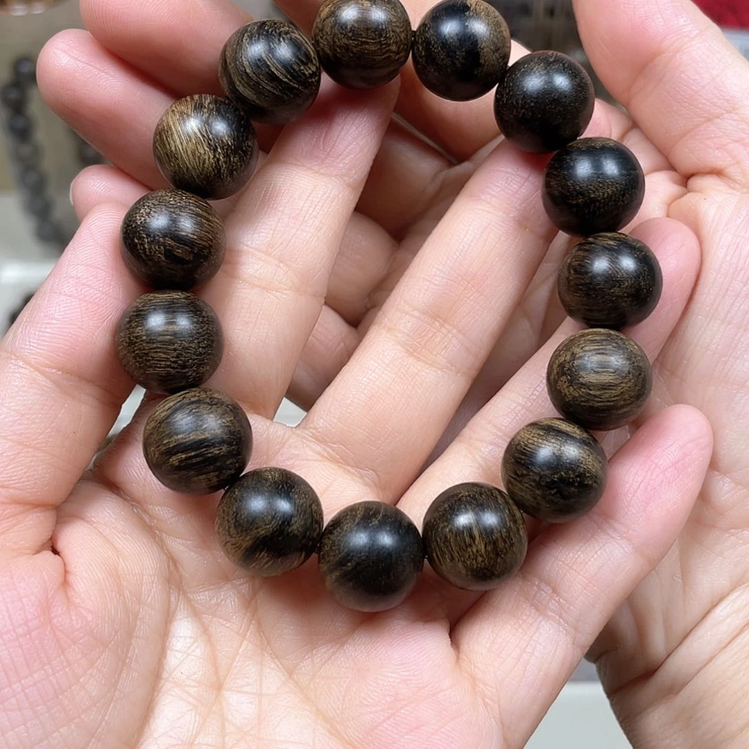 手串沉香风**虹越南芽庄白奇楠留疤料