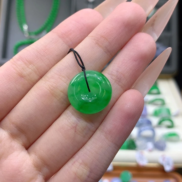 未镶嵌戒指翡翠平安扣