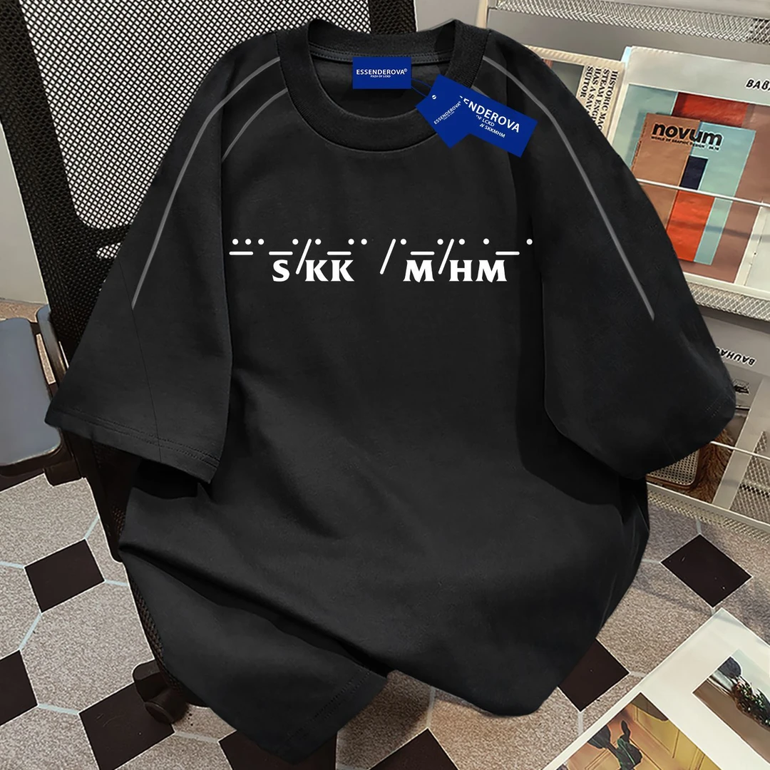 100%纯棉休闲慵懒风字母短袖t恤男女夏季爆款遮肚圆领情侣上衣ins