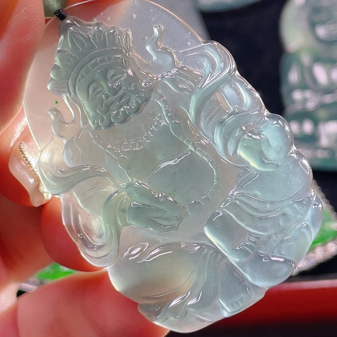 翡翠未镶嵌颈饰9,