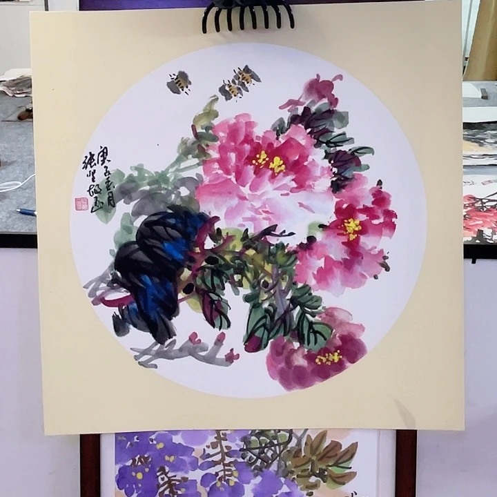 国画张圣敏先生纯手绘作品