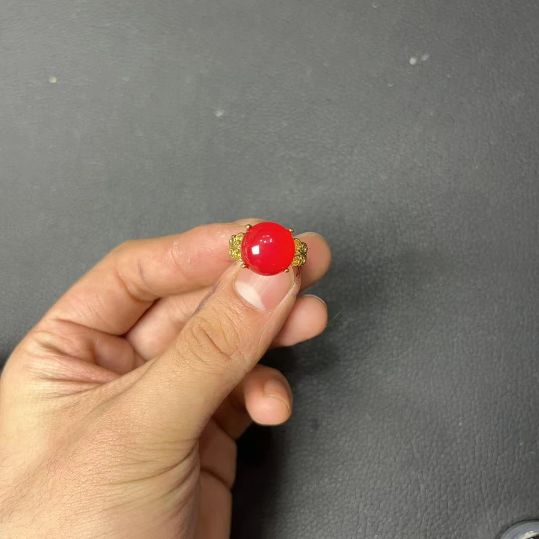 培育红宝石红色鸽血红净水红宝戒指 Y238—多样性发