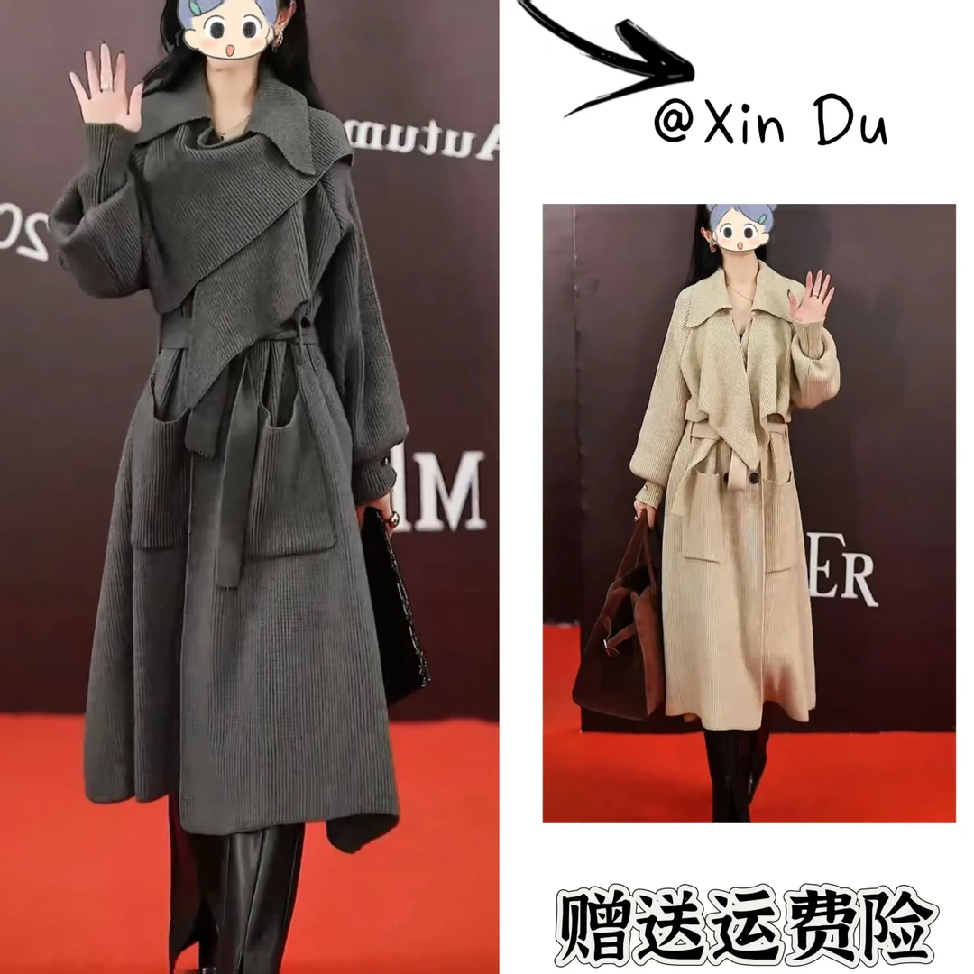 2025秋季新款时尚显瘦气质女士网红洋气连衣裙百搭款D22775