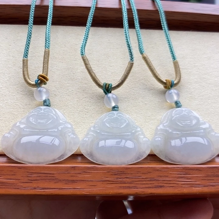 翡翠未镶嵌颈饰吊坠多样性发货发其一