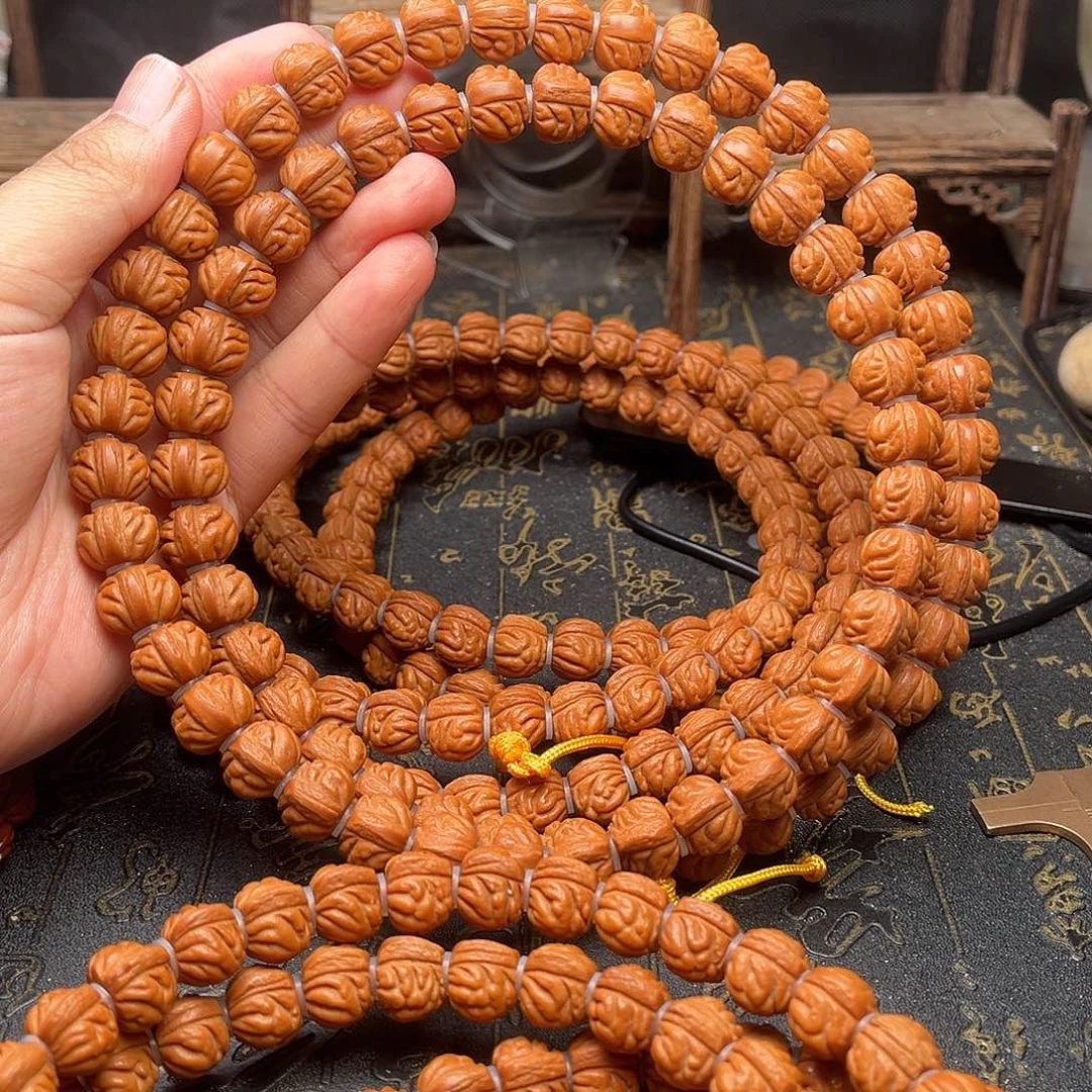 吊坠桃核赤金风雨72薄挂