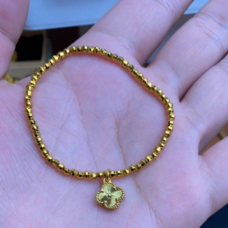 铜合金锆石手链 学生党小众设计百搭手链精致简约首饰饰品串珠