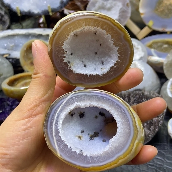 未镶嵌水晶珠宝半成品聚宝盆