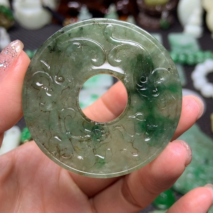 未镶嵌挂件翡翠清