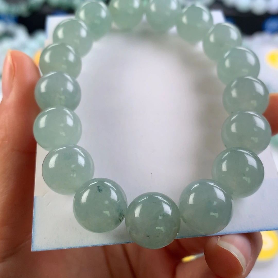 翡翠未镶嵌手链卡12.3