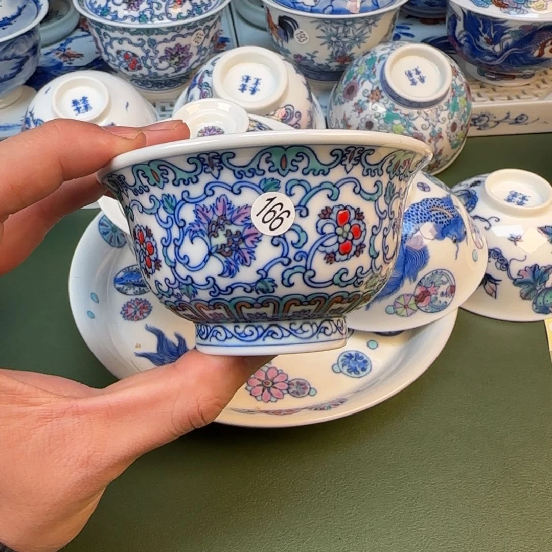 彦祖纯手工手绘茶具166