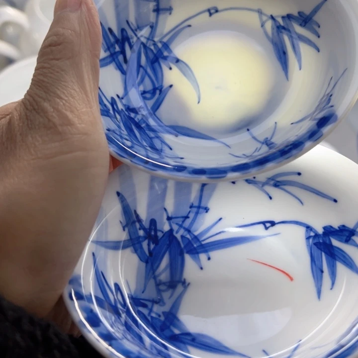 杯手绘四寸两个陶瓷